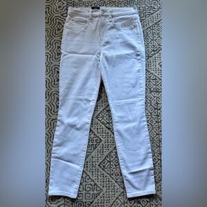GAP White Women's Stretch Skinny Jeans-NWT-28/6 SHORT